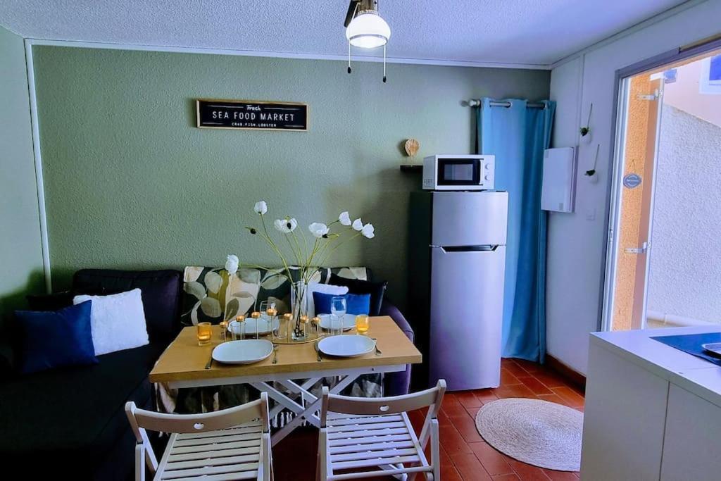 Le Marine Rez De Jardin Direct Plage Parking Prive Climatise Сет Екстер'єр фото