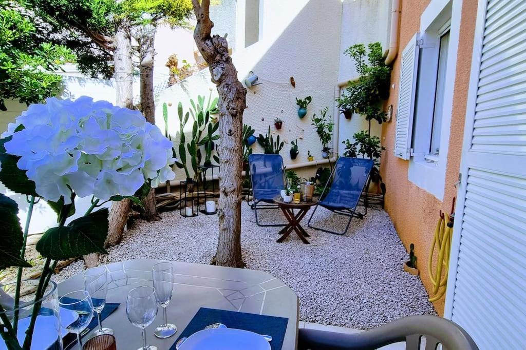 Le Marine Rez De Jardin Direct Plage Parking Prive Climatise Сет Екстер'єр фото
