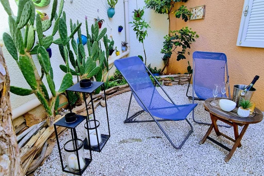 Le Marine Rez De Jardin Direct Plage Parking Prive Climatise Сет Екстер'єр фото